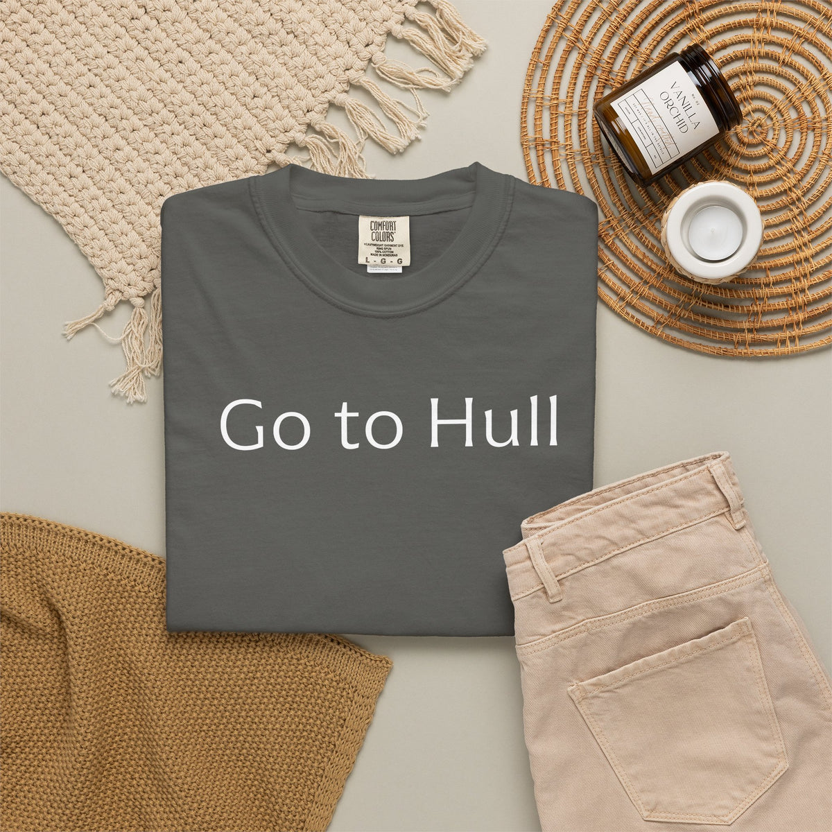 Go to Hull - Comfort Colors Brand Unisex T-Shirt