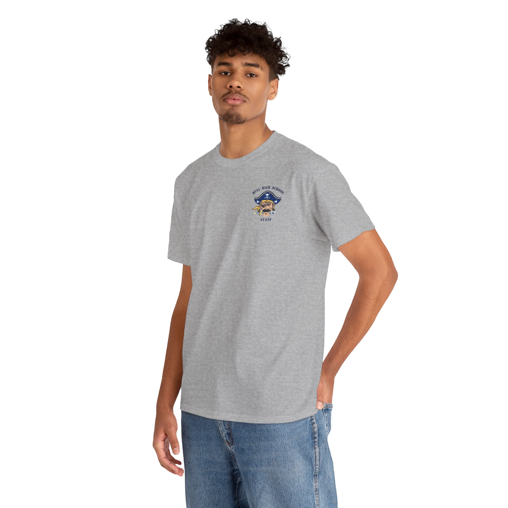 Hull High School - Hull Pirates - Adult Cotton T-Shirt
