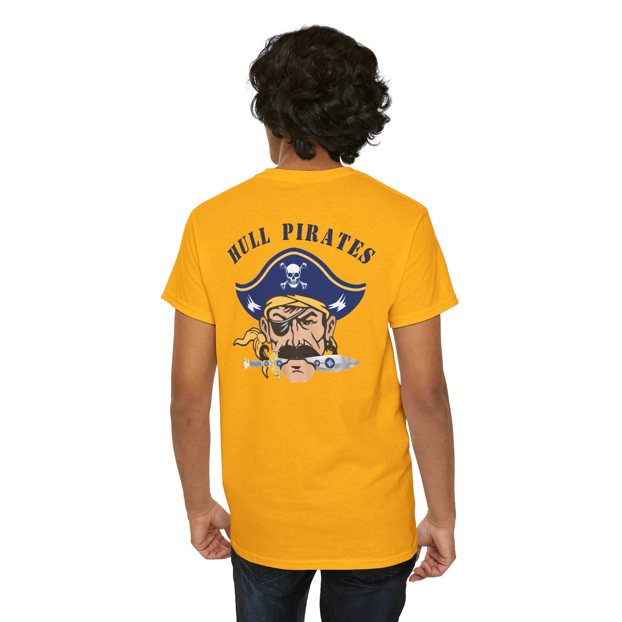 Hull High School - Hull Pirates - Adult Cotton T-Shirt