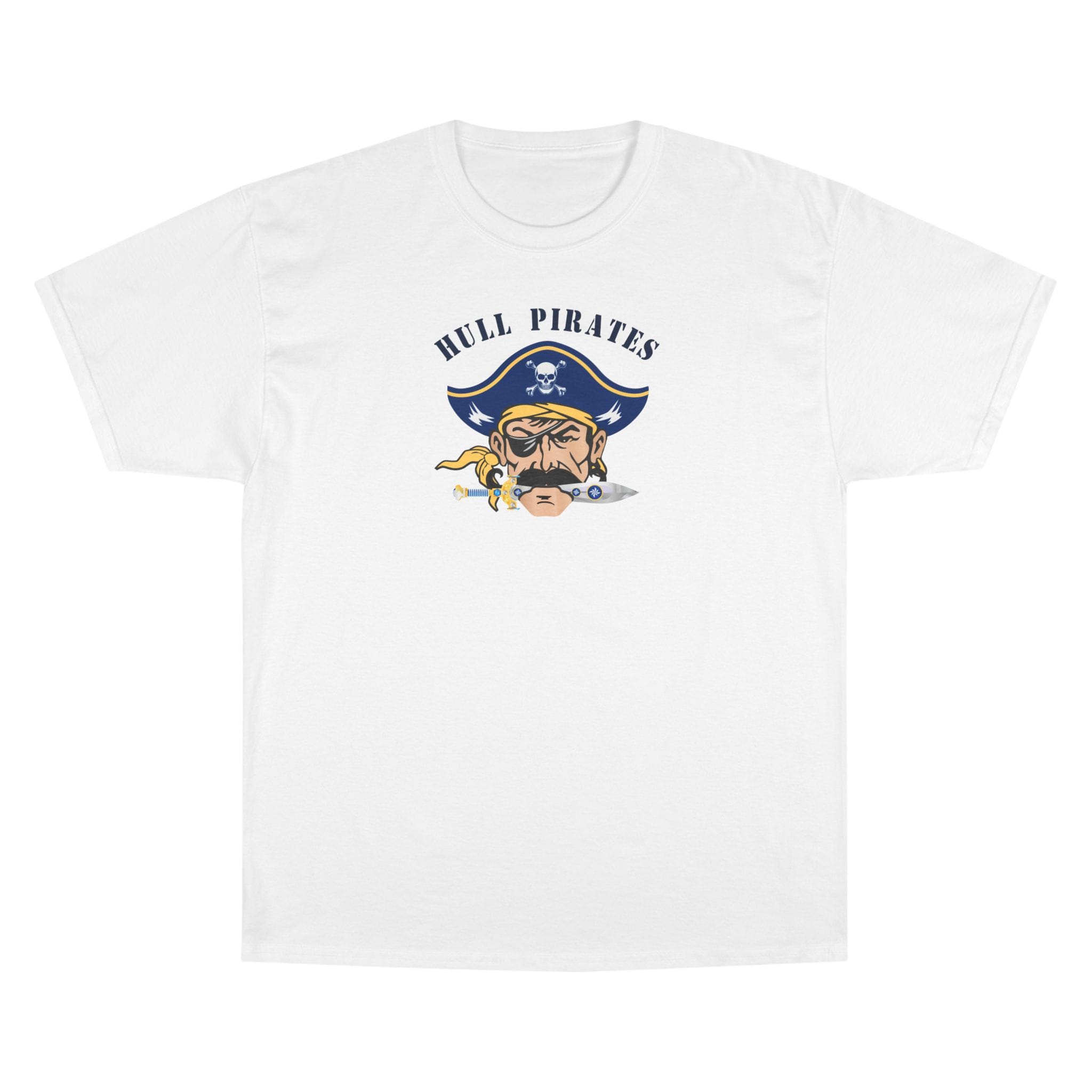 Hull Pirates – Champion Adult Cotton T‑Shirt, Optional Name/Number Personalization