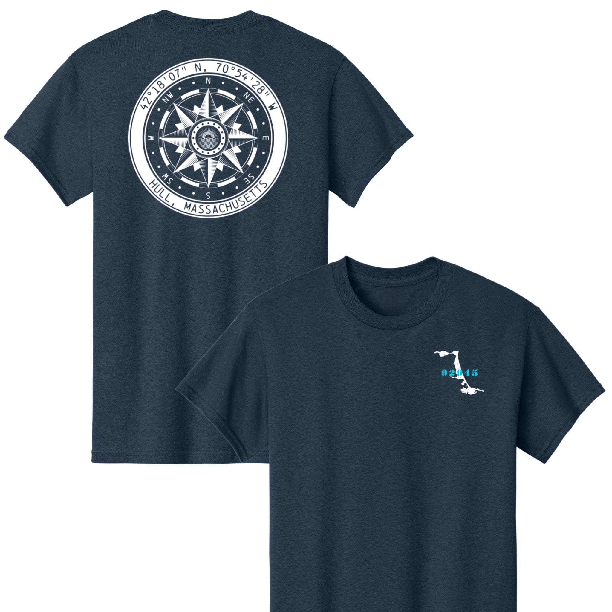 Hull Compass - Adult Cotton Tee
