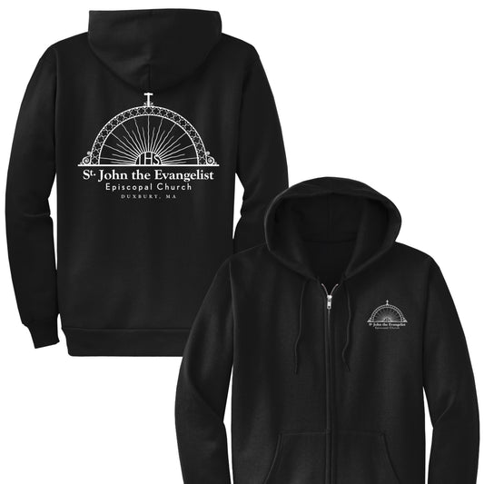 Fleece Full Zip Hoodie, Adult