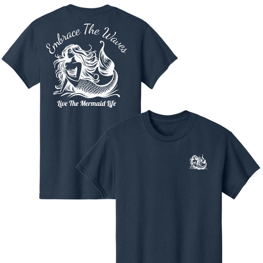 Embrace The Waves – Adult Cotton T-Shirt