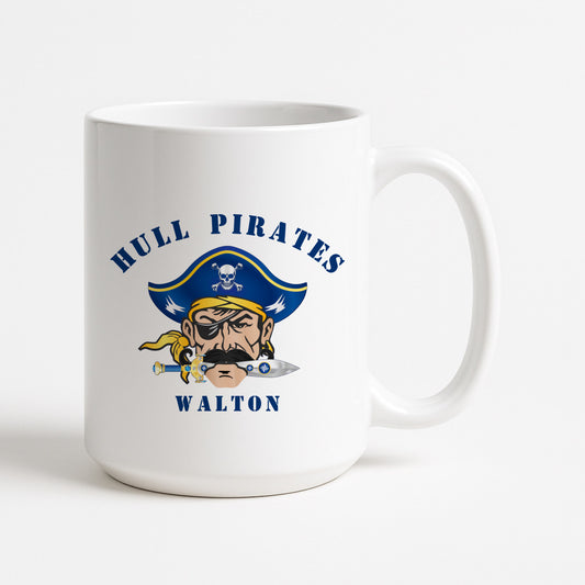 Hull Pirates - Personalized 15oz Ceramic Coffee Mig