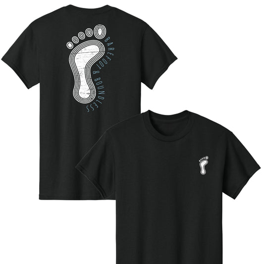 Barefoot and Boundless – Adult Cotton T-Shirt