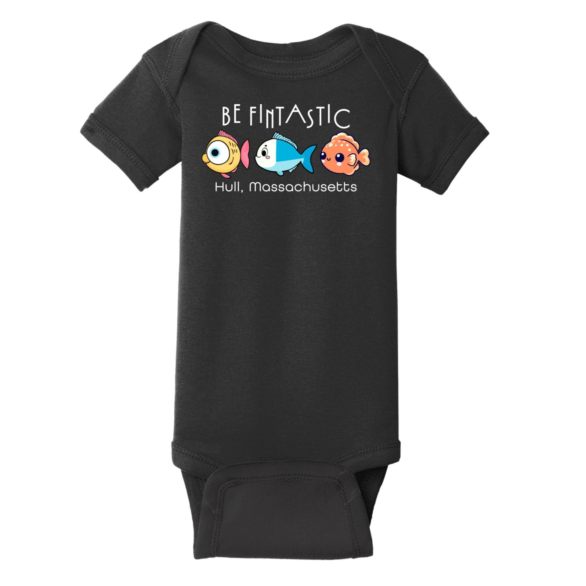 BE FINTASTIC  -  100% Cotton Infant Onesie - Hull, MA