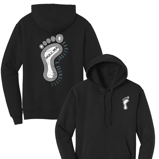 Barefoot and Boundless – Adult Fleece Hoodie - Hull, MA