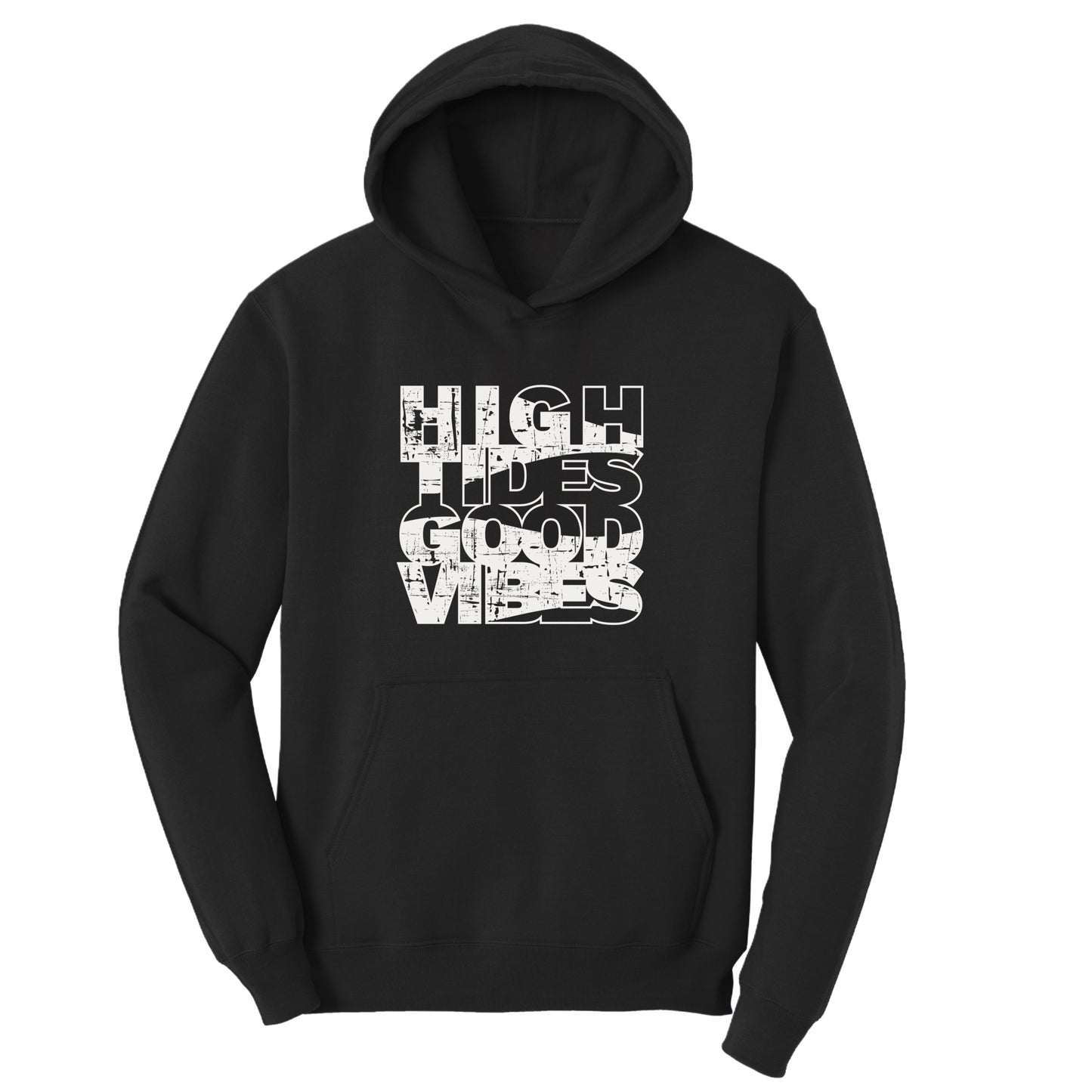 High Tides, Good Vibes  – Adult Fleece Hoodie