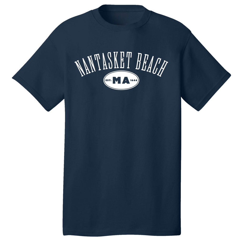 Nantasket Beach Heritage Design – 100% Cotton Adult T-Shirt - Hull, MA