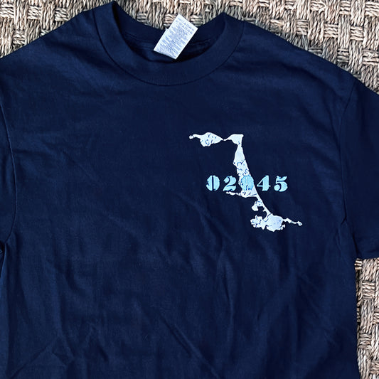 02045 Map, Adult Cotton Tee