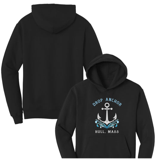 Drop Anchor – Kids Fleece Hoodie - Hull, MA