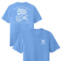 Mermaid Splashing Thru Life - Ladies Cotton Tee — Inventory Clean‑Out