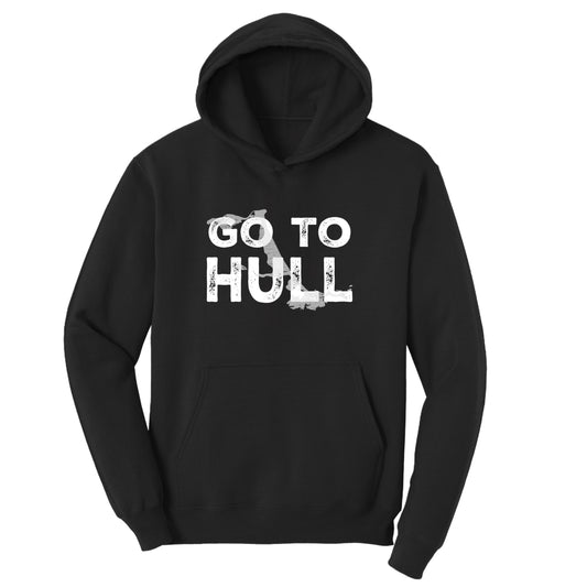 Go To Hull Distressed Map Hoodie – Cozy Massachusetts Fleece