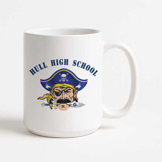 Hull High School - Pirates - 15oz Ceramic Mug
