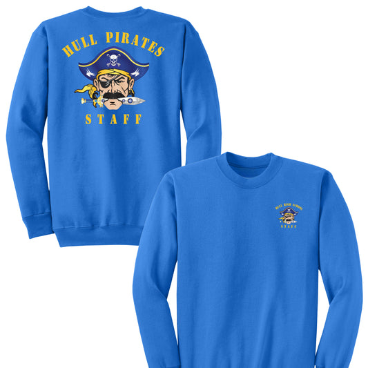 Hull High School - Pirates - Adult Fleece Crewneck Sweatshirt