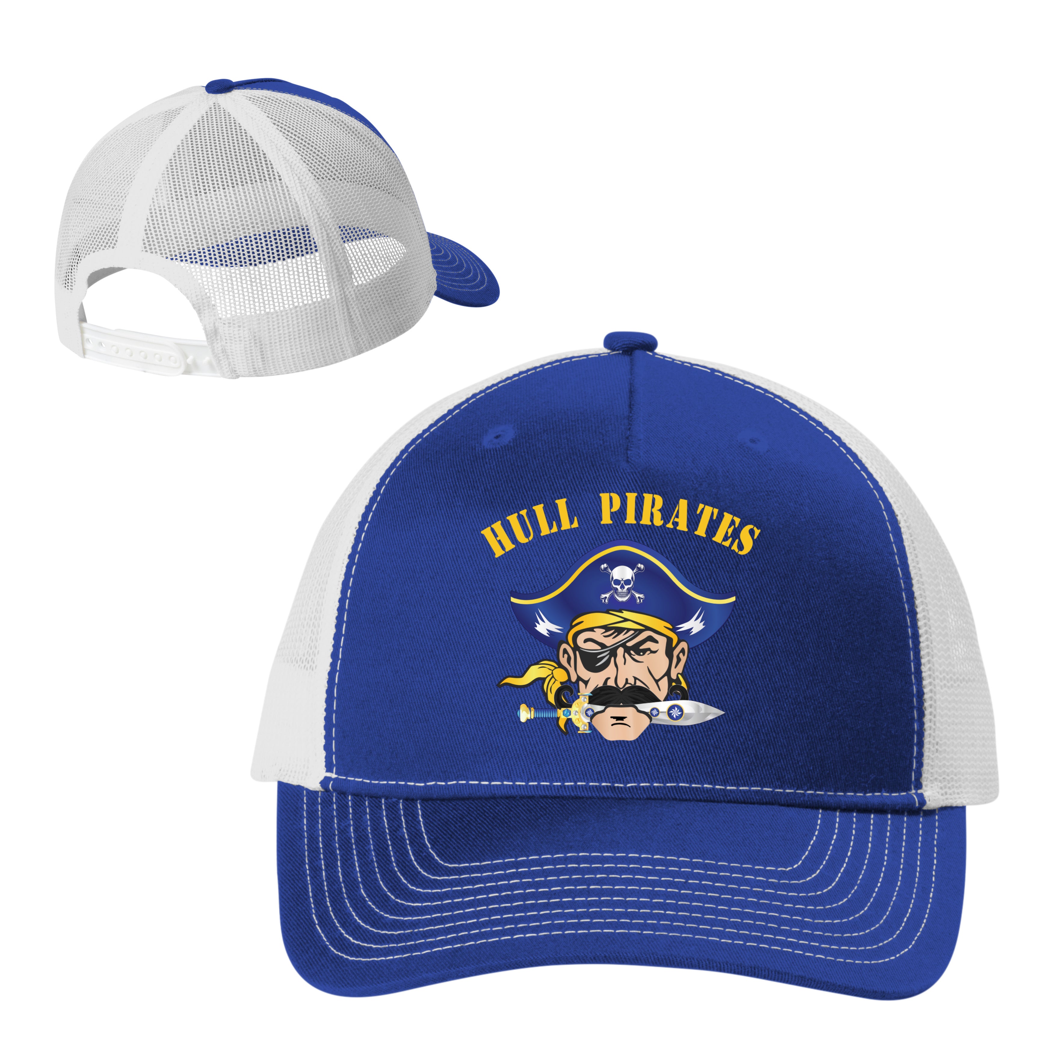 Hull High School - Pirates - Adult Trucker Hat