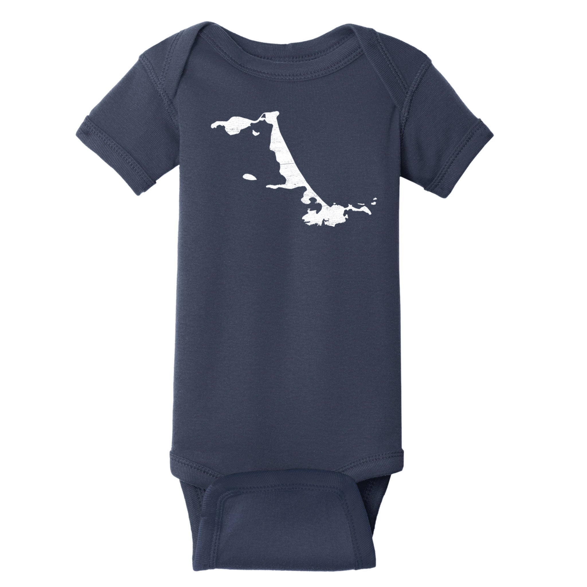 Hull, Massachusetts Map  -  100% Cotton Infant Onesie - Hull, MA