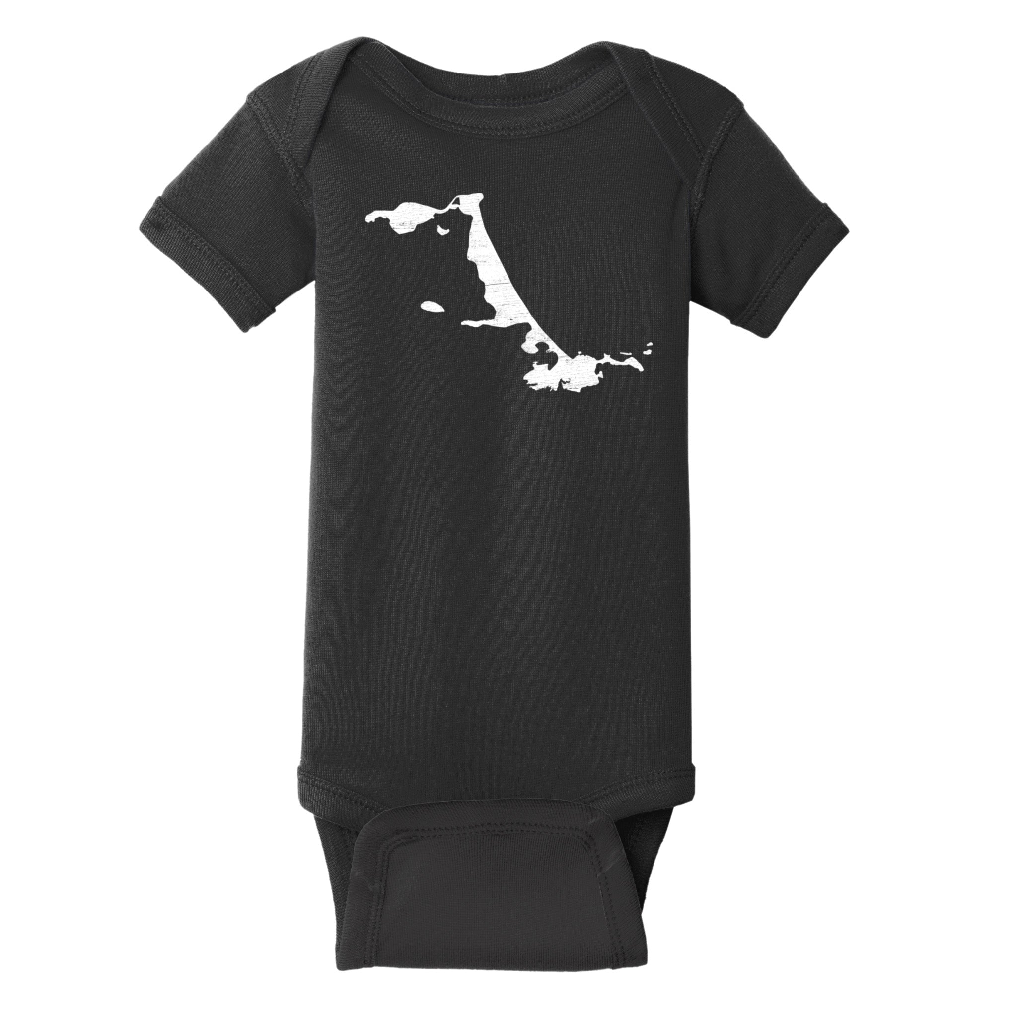 Hull, Massachusetts Map  -  100% Cotton Infant Onesie - Hull, MA