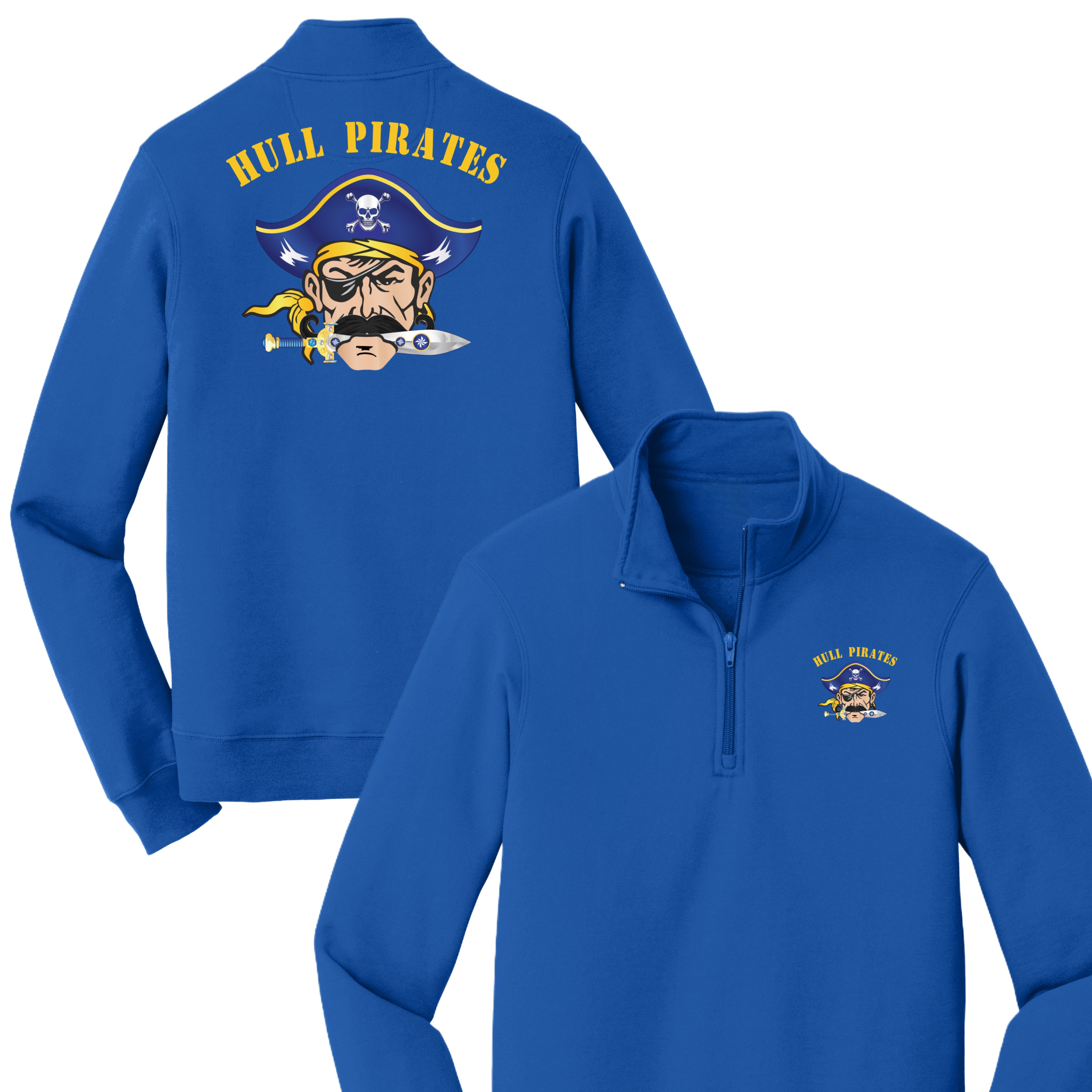 Hull Pirates - Adult Fleece 1/4 Zip Sweatshirt