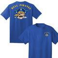 Hull Pirates Youth Cotton Tee – Blue T-Shirt with Yellow Team Graphic