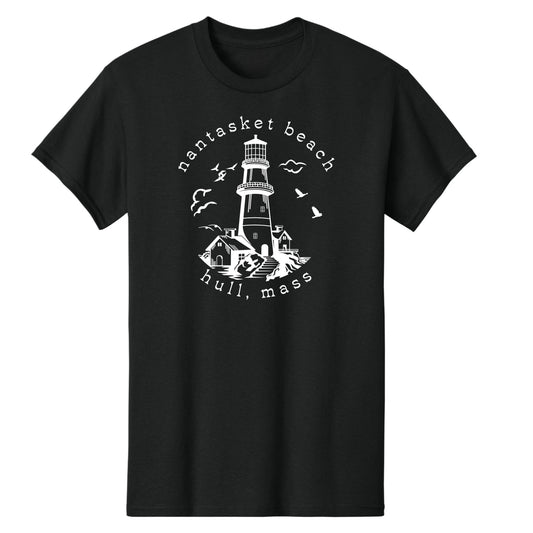 Nantasket Beach Lighthouse – 100% Cotton Kids T-Shirt