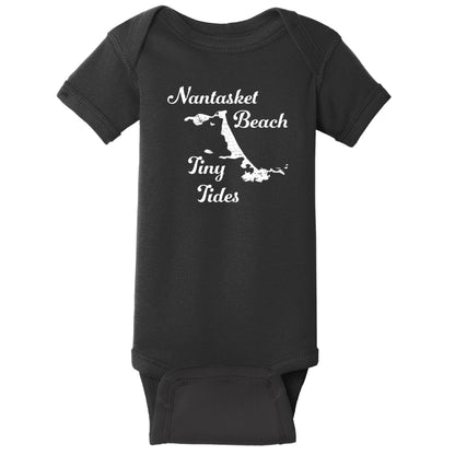 Nantasket Beach Tiny Tides  -  100% Cotton Infant Onesie - Hull, MA
