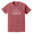 Red t-shirt with 'St. John the Evangelist Episcopal Church' logo on a white background