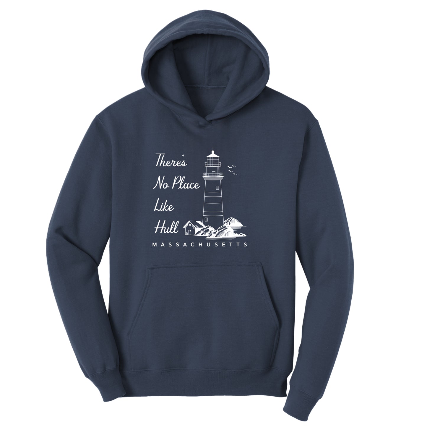 There's No Place Like Hull - Kids Fleece Hoodie - Hull, MA