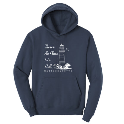 There's No Place Like Hull - Kids Fleece Hoodie - Hull, MA