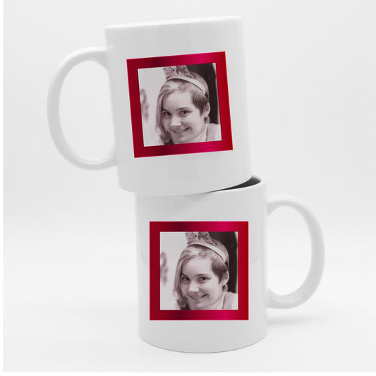 Add Your Photo, 15oz Ceramic Mug - Baby Squid Ink