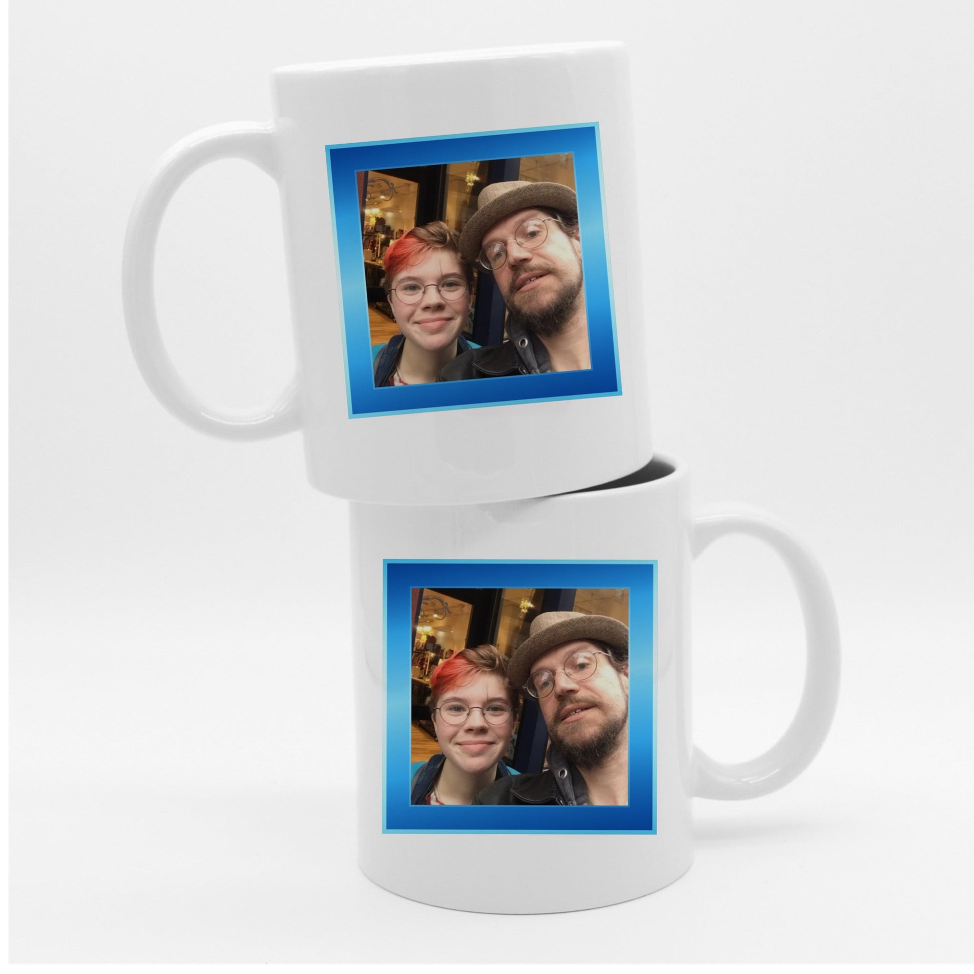 Add Your Photo, 15oz Ceramic Mug - Baby Squid Ink