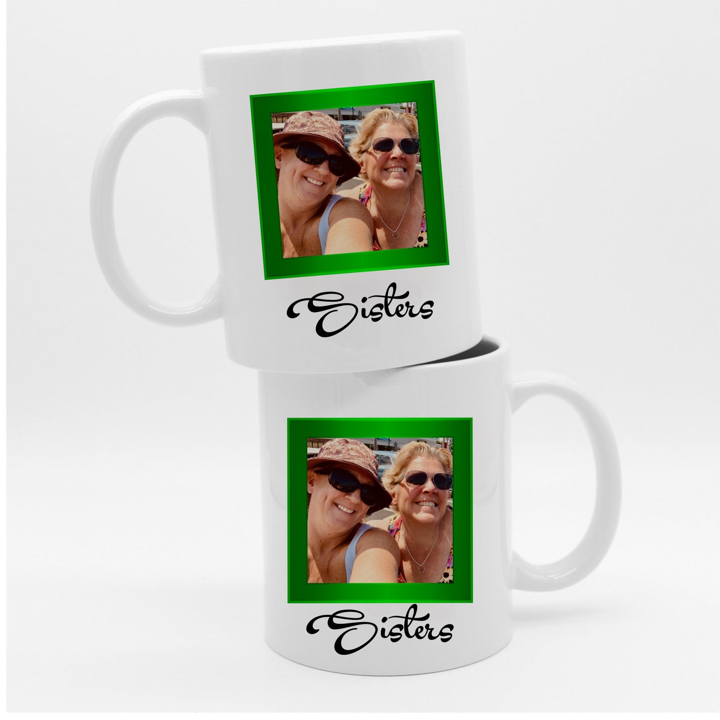 Add Your Photo, 15oz Ceramic Mug - Baby Squid Ink