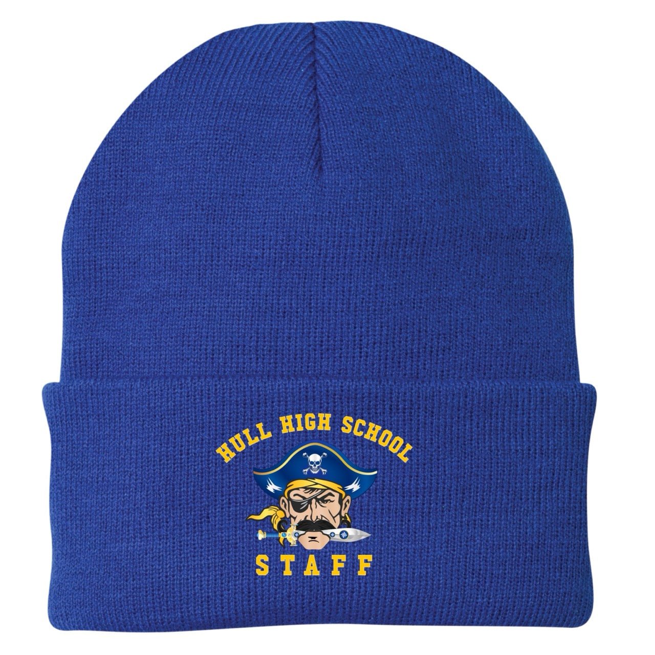 Hull High School - STAFF, Knit Cap with Cuff - Baby Squid Ink
