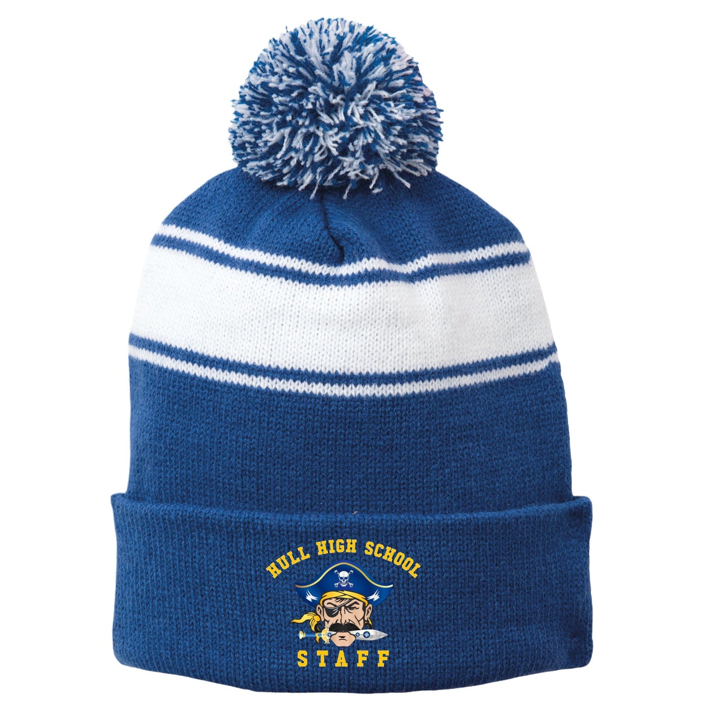 Hull High School - STAFF, Winter Knit Hats - Baby Squid Ink