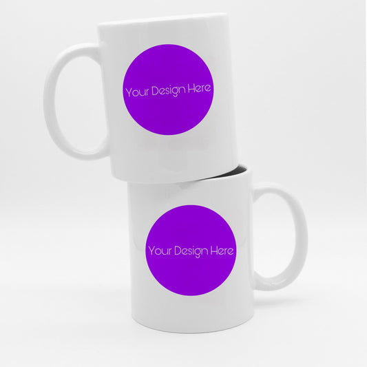 Upload Your Artwork or Photo, 15oz Ceramic Mug - Baby Squid Ink
