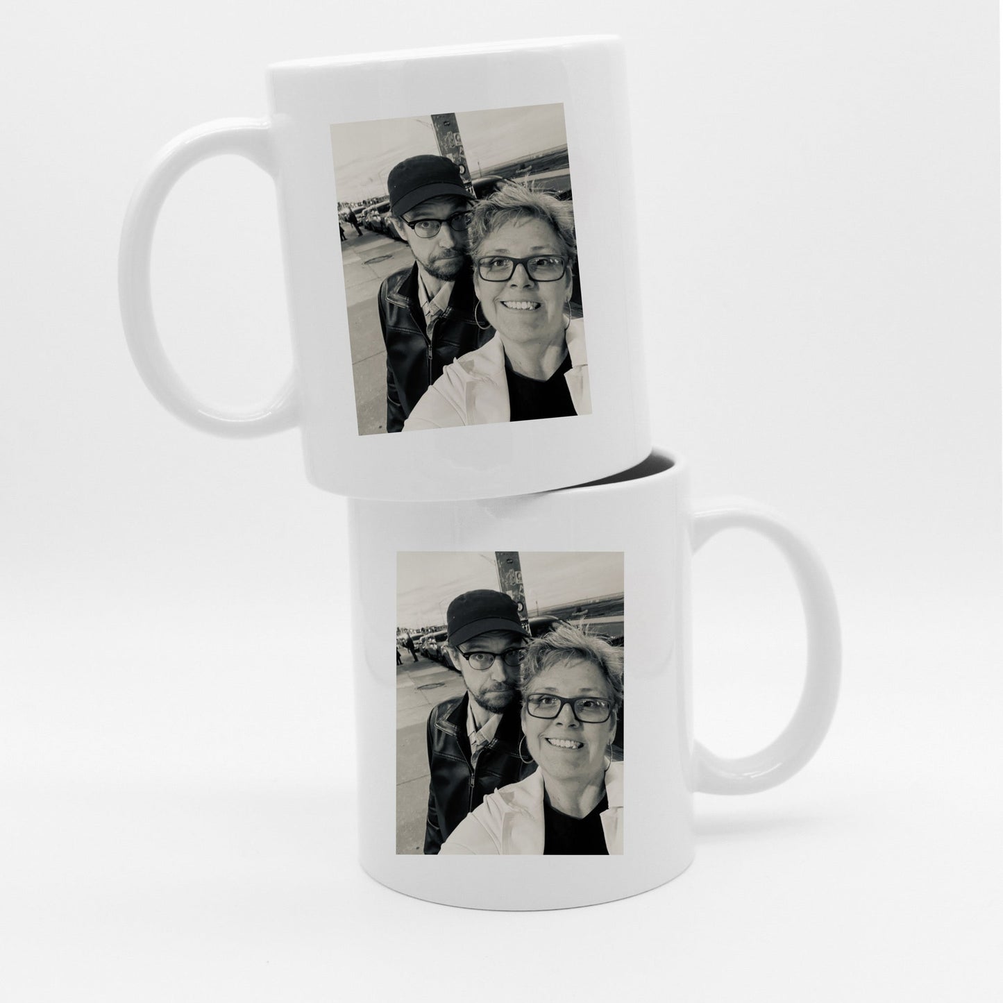 Upload Your Photo, 15oz Ceramic Mug - Baby Squid Ink